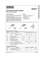 DataSheet FQP18N20V2 pdf